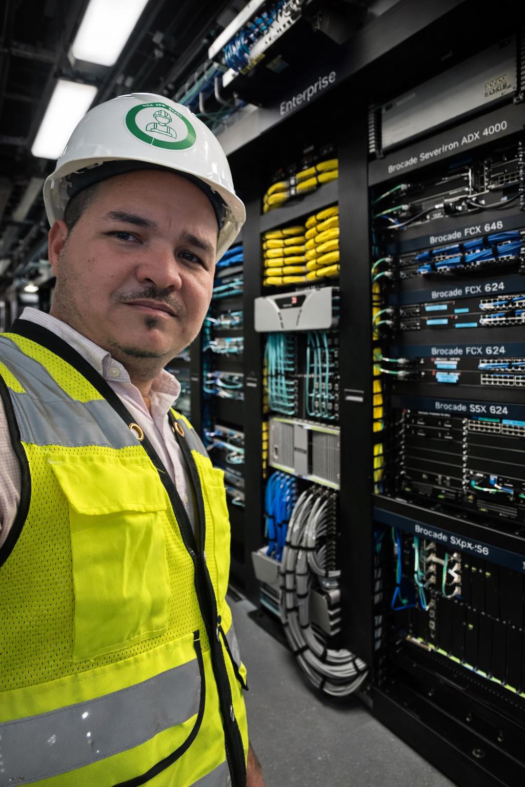 Luis en data center